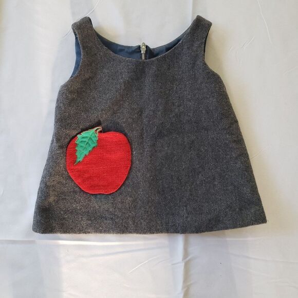 Vintage Other - 60s Hand Made Toddler Wool Dress